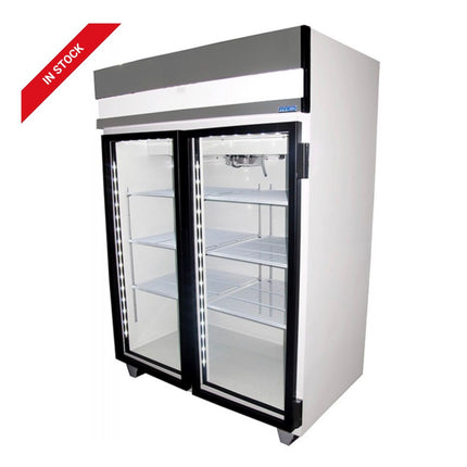 Merchandiser Vertical Freezer With 2 Glass Doors