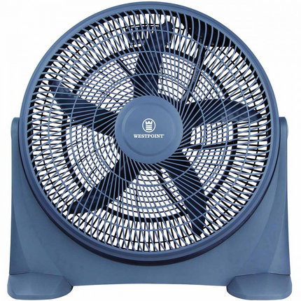 20" 3 Speed Box Fan 5 Blades Grey Westpoint