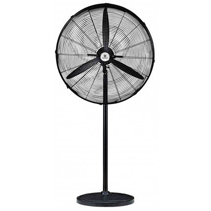 Stand Fan 30" metal black west point