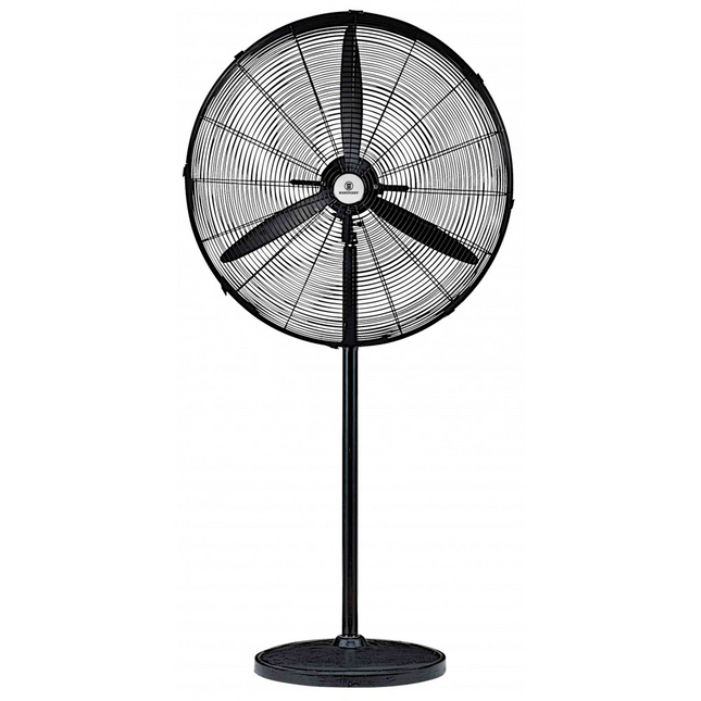 Stand Fan 30" metal black west point
