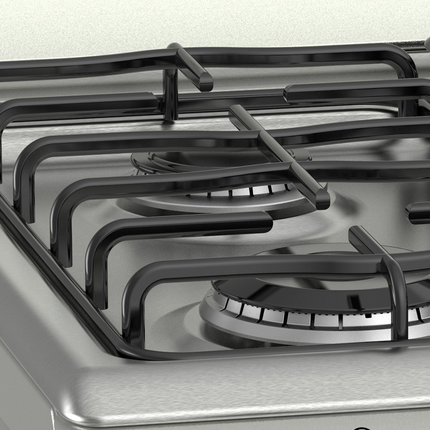 30" Gas Range Silver With Glass Lid-Mabe