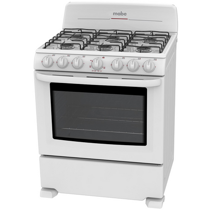 30" Gas Stove 6 Burners - Mabe