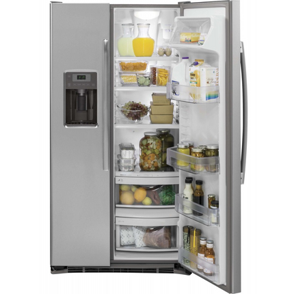 GE® 21.9 Cu. Ft. Counter-Depth Side-By-Side Refrigerator