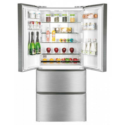 15 Cuft No-Frost Stainless Refrigerator Bottom Freezer 4 Doors Westpoint