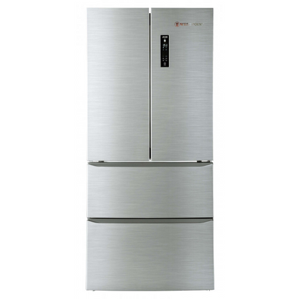 15 Cuft No-Frost Stainless Refrigerator Bottom Freezer 4 Doors Westpoint