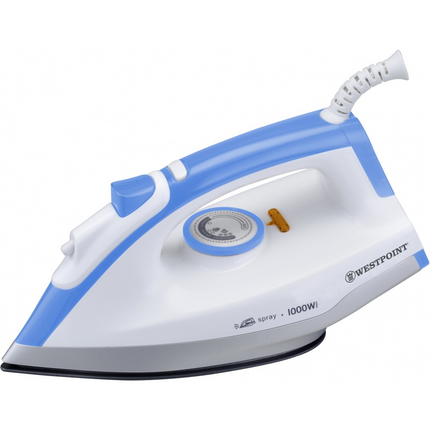 1000 Watts 110 V/ 60 Hz Dry Iron With Spray Non Stick Westpoint