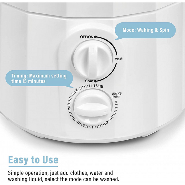 XPB30-188 - Portable Compact Mini Washer, Fully Automatic Small Foldable.