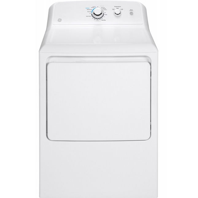 GE® 7.2 cu. ft. capacity aluminized alloy drum electric dryer